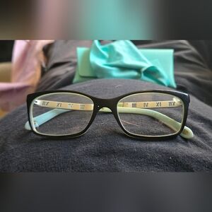 Tiffany & Co. Black and Mint Glasses